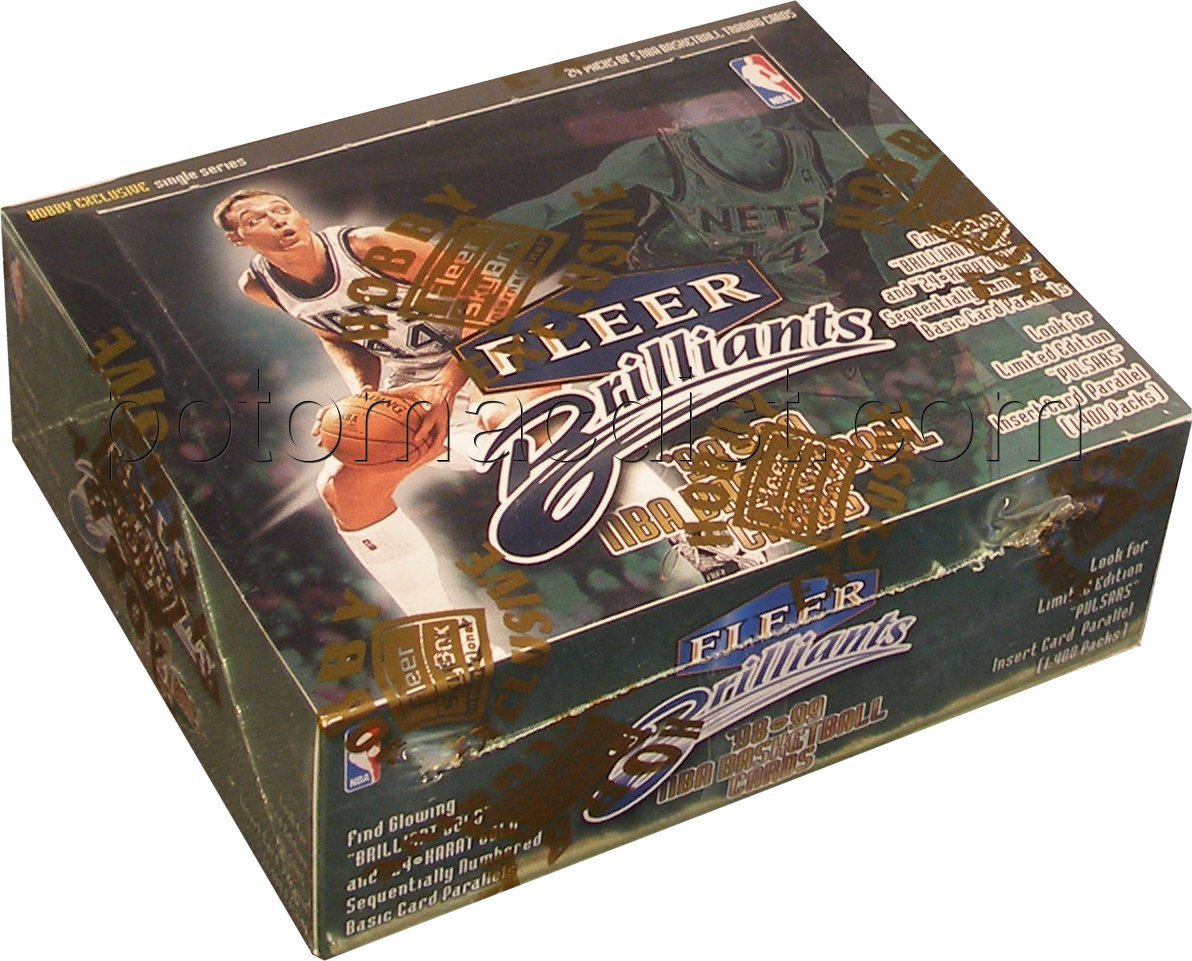 Fleer Brilliants Hobby Basketball Box Potomac Distribution