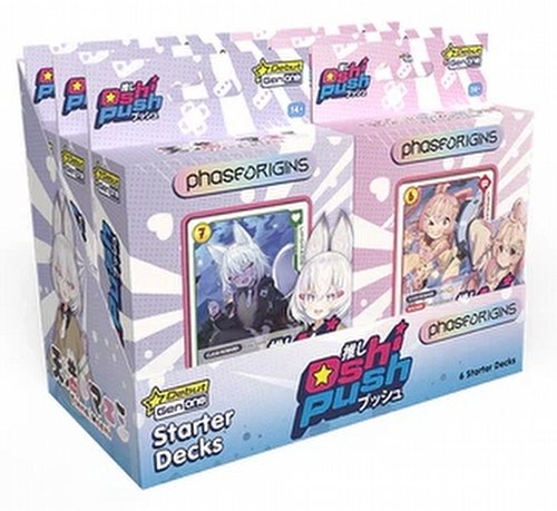 Oshi Push TCG: Phase Origins Starter Deck Box