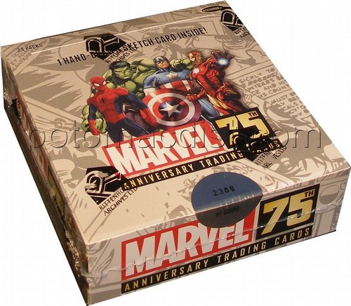 Marvel 75th Anniversary Trading Cards Box