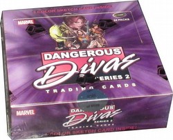 Marvel Dangerous Divas Series 2 Trading Cards Box