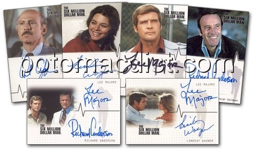 The Complete Six Million Dollar Man Color Autographs Expansion Trading Card Set